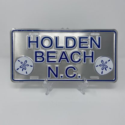 Holden Beach License Plate - Classic Sand Dollar