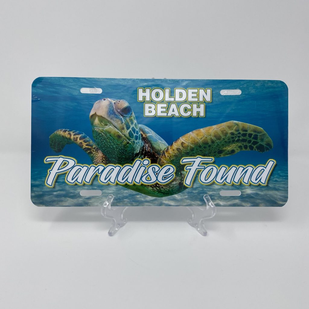 Holden Beach License Plate - Turtle Paradise Found